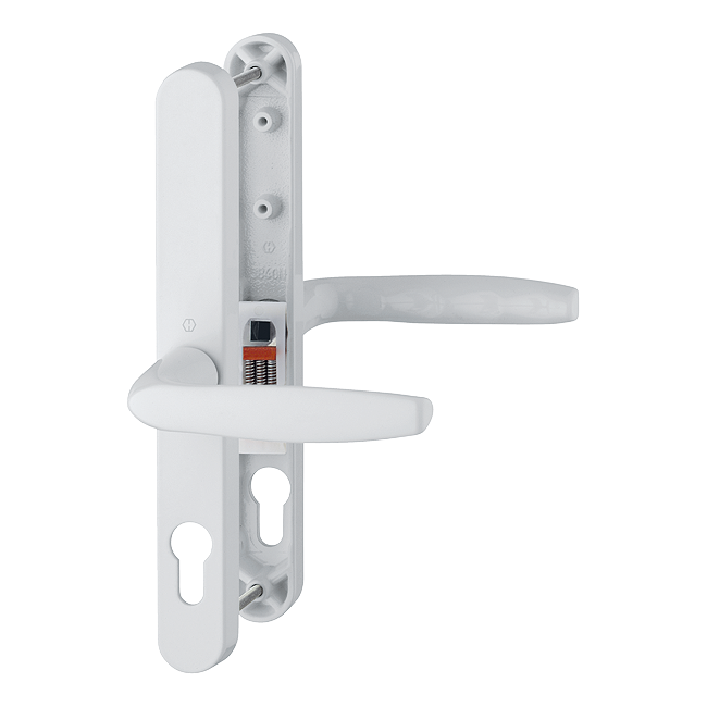 Brugge Handle Set on Narrow Backplate for Profile Doors