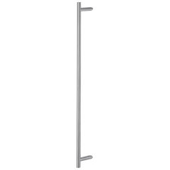 Cranked T Bar Pull Handle , Bolt Through Fixings For Glass Doors