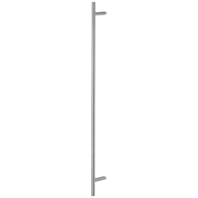 Cranked T Bar Pull Handle , Bolt Through Fixings For Timber Doors