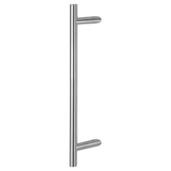 Cranked T Bar Pull Handle , Back to Back Fixings For Timber Doors