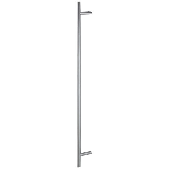 Cranked T Bar Pull Handle Back-Back Fixings for Timber Doors