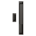 Aluminium Flat Lift/Slide Handle Set For Patio Doors, Exterior With Recessed Pull