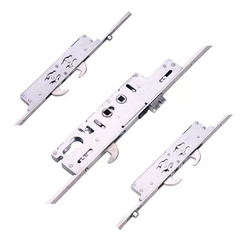 Duplex Latch 5 Hook 4 Roller Multipoint Door Lock - 16mm Faceplate Option 1
