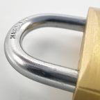 125 Series 30mm Open Shackle Brass Padlock