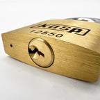 125 series 50mm Open Shackle Brass Padlock