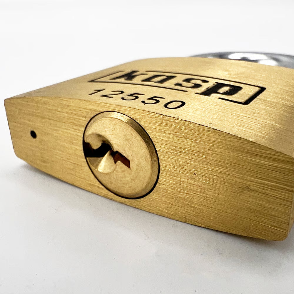 125 series 50mm Open Shackle Brass Padlock