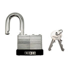 130 50mm Open Shackle Laminated Steel Padlock