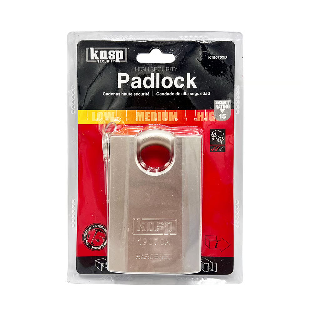 190 70mm Closed Shackle High Security Padlock