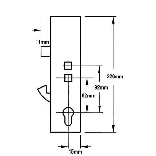 Excalibur Genuine Multipoint Gearbox - Lift Lever or Double Spindle