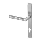 Group KM070-SSS BLU Mitre Lever Door Handle with Euro Profile (LEAD TIME: 2-3 DAYS)