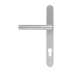 Group KM070-SSS BLU Mitre Lever Door Handle with Euro Profile (LEAD TIME: 2-3 DAYS)