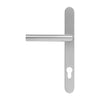 Group KM070-SSS BLU Mitre Lever Door Handle with Euro Profile (LEAD TIME: 2-3 DAYS)