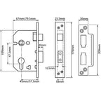 L2244 Euro Mortice Sashlock