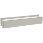 Slimline 12" Telescopic Letterplate for UPVC Doors - 40-80mm