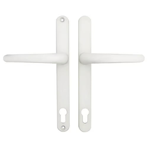 Lever Lever UPVC Multipoint Door Handles - 117mm PZ Sprung 237mm Screw Centres
