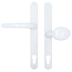 Lever Moveable Pad UPVC Multipoint Door Handles - 117mm/86mm PZ Sprung 237mm Screw Centres