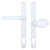 Lever Moveable Pad UPVC Multipoint Door Handles - 117mm/86mm PZ Sprung 237mm Screw Centres