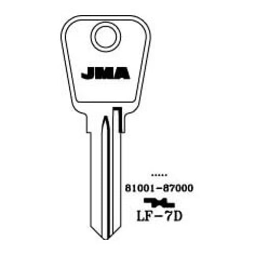 LF-7D Cylinder Key Blank