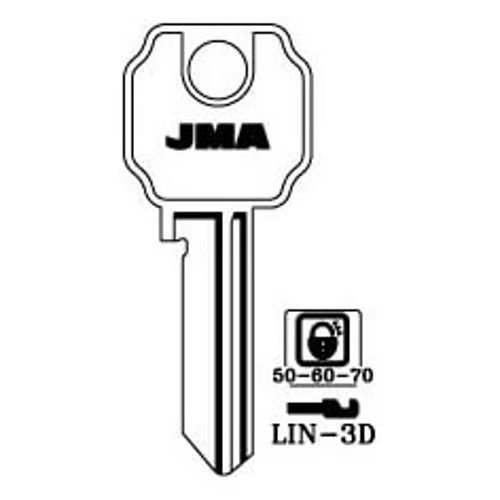 LIN-3D Cylinder Key Blank