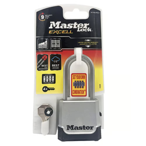M176 56mm Open Shackle Combination Padlock
