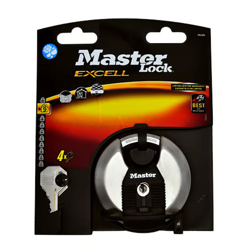 Discus 80mm Padlock - Closed Shackle