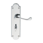 Scroll Lever On Shaped Plate Furniture