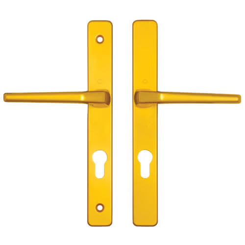 Frankfurt Lever Lever UPVC Multipoint Door Handles - 70mm PZ Unsprung 200mm Screw Centres