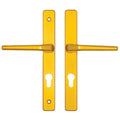 Frankfurt Lever Lever UPVC Multipoint Door Handles - 70mm PZ Unsprung 200mm Screw Centres