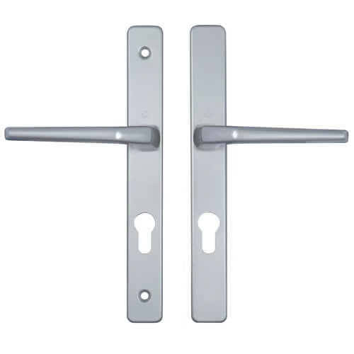 Frankfurt Lever Lever UPVC Multipoint Door Handles - 70mm PZ Unsprung 200mm Screw Centres
