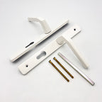 Frankfurt Lever Lever UPVC Multipoint Door Handles - 70mm PZ Unsprung 200mm Screw Centres