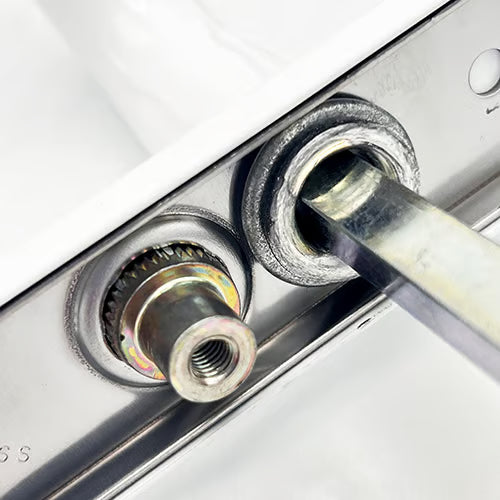 Atlanta Lever Lever UPVC Multipoint Door Handles - 92mm PZ Unsprung 200mm Screw Centres