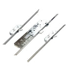 M-TS Latch & Deadbolt 2 Hooks 2 Anti Lift Bolts Flat 24mm Faceplate Electric Multipoint Door Lock