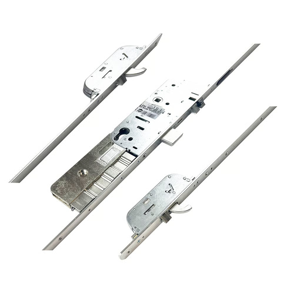 M-TS Latch & Deadbolt 2 Hooks 2 Anti Lift Bolts Radius 20mm Faceplate Electric Multipoint Door Lock