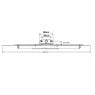 Inline Window Espagnolette - 22mm Backset Mushroom Cams