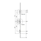 Mantis 3 Latch 3 Hooks 2 Deadbolts Double Spindle Multipoint Door Lock