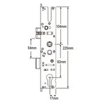 GTS Genuine Multipoint Gearbox - Square Latch Reversal Button- Lift Lever