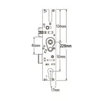 GTS Copy Multipoint Gearbox - Serrated Latch Reversal Button - Lift Lever