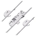 C-TS Latch Deadbolt 2 Rollers 2 Hooks Multipoint Door Lock - Master French Door Lock Section