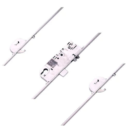 C-TS Latch Deadbolt 2 Rollers 2 Hooks Multipoint Door Lock - Master French Door Lock Section