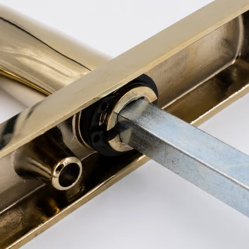Straight Lever Lever UPVC Multipoint Door Handles - 92mm PZ Unsprung 122mm Screw Centres