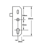 Copy Multipoint Gearbox - Latch Only Version - Lift Lever