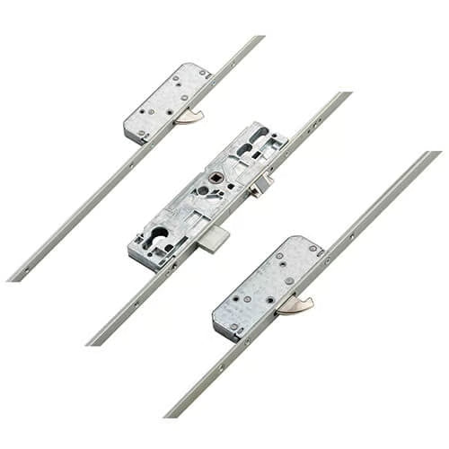 H650 Latch Deadbolt 2 Hooks Option 2 Lift Lever Single Spindle Multipoint Door Lock