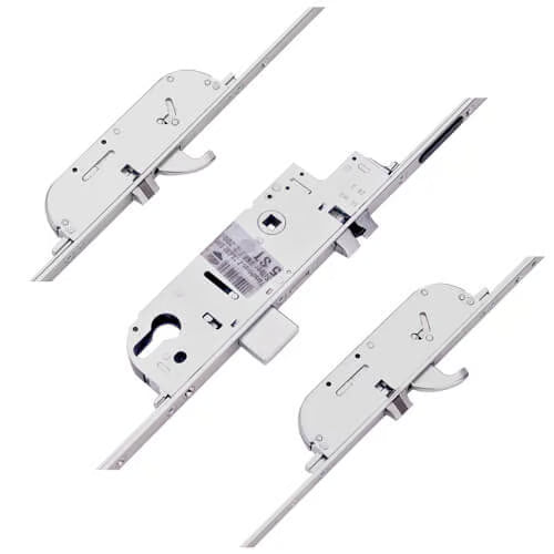 A-TS Latch Deadbolt 2 Hooks Automatic Locking Multipoint Door Lock