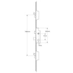 A-TS Latch Deadbolt 2 Hooks Automatic Locking Multipoint Door Lock