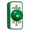 Stainless Steel Narrow Dome Exit Button Surface or Flush Mounted 12V/24V