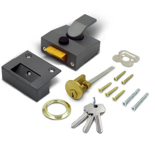5 Pin 60mm Modern Deadlocking Nightlatch