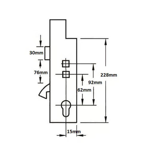 Multipoint Gearbox - Lift lever or Double Spindle