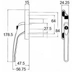 Odyssey Locking Window Espag Blade Handle