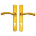 Palladio Lever Lever UPVC Multipoint Door Handles - 92mm PZ Unsprung 215mm Screw Centres