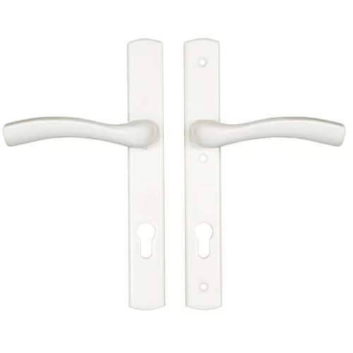 Palladio Lever Lever UPVC Multipoint Door Handles - 92mm PZ Unsprung 215mm Screw Centres
